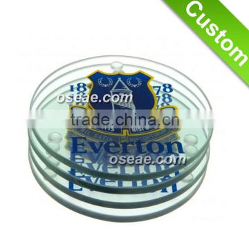 Round glass place mats plastic