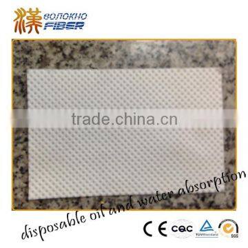 PE+Nonwoven material absorbent pad, PE film Material absorbent pad,meat absorbent pad