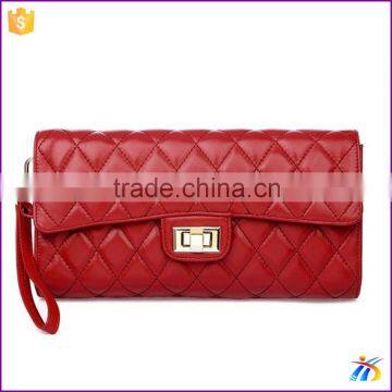 2016 new arrival woman leather money wallets/purse wholesale