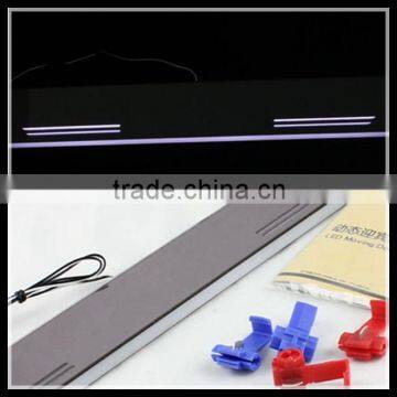 For Toyota Camry Corrola RAV4 LED door sill plate light LED moving door scuff Red/White/Blue