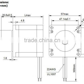 1.8 57mm (NEMA23) Car Stepper Motor photo-4