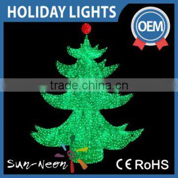 Motif Led Christmas Light 3d Artificial Christmas Tree                        
                                                Quality Choice