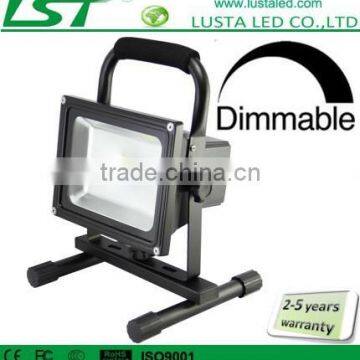 Cordless Rechargeable Work Light 10W 20W 30W 50W Battery Powered LED Floodlight IP65 Dimmable 12V LED Flood Light Portable