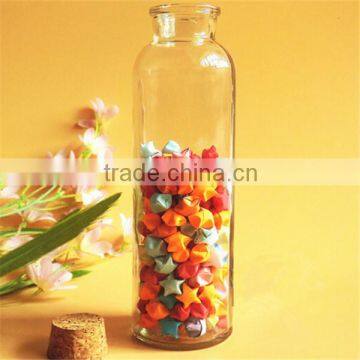 350ml 500ml Glass Cold Tea Beverage Juice Bottle With Cork Stopper Quality Choice photo-2