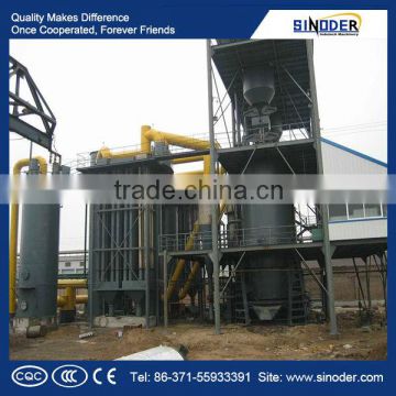 coal gasifier heating equipment uses air and vapor as the gasifying agents to produce mixed gas.