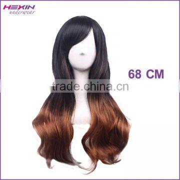 Top Wigy Women Long Curly Synthetic Hair Cosplay Free Wig Catalogs