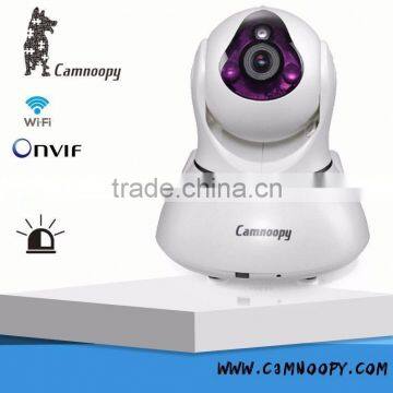 P2P H.264 720P ONVIF dome ip camera Wireless Alarm Home PT camera