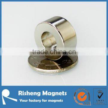 radial magnetization neodymium magnet ring with NiCuNi coating