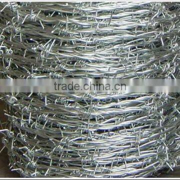 2016 hot sale Galvanized Barbed Wire length per roll / barbed wire fence / barbed wire price alibaba express