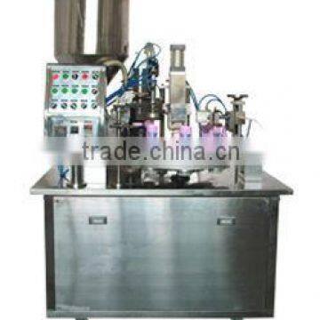 Semi-automatic tube filling sealing machine