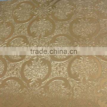 Metallic Foil Gold Silver Wallpaper For Living Room,Bar,Entertainment High Quality,Cheap Price Made in China Foshan City