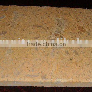 beige limestone tiles