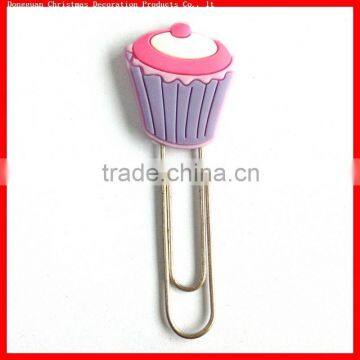 cake shaped metal paper graft clip