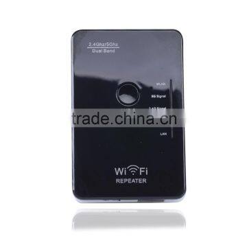 Wholesale Alibaba New Design Wireless 2.4GHz/5GHz Dual Band WIFI Signal Repeater Booster WiFi Router 300Mbps Wi Fi Adapter