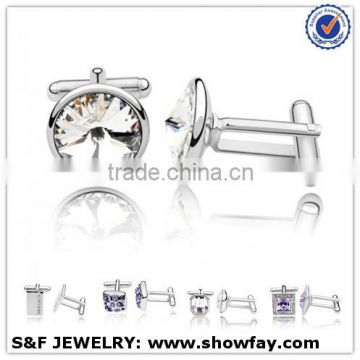 5830 hight quality Australian crystal custom cufflink