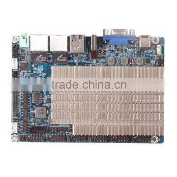 3.5inch J1900 fanless 2 LAN LVDS industrial embedded motherboard