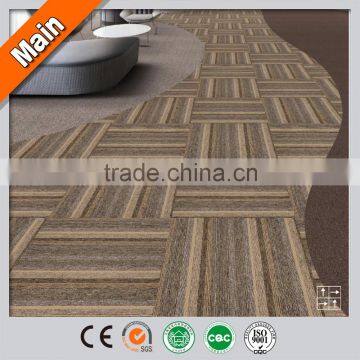 Commercial Office Carpet Tile with bitumen backing