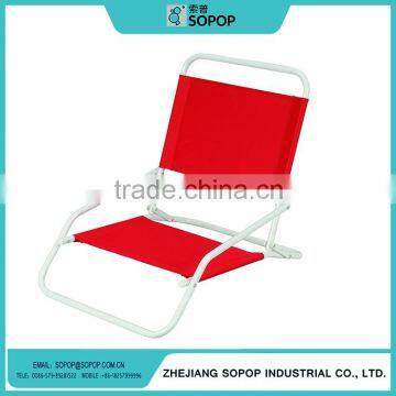 High quality cheap custom Plastic pipe folding beach chair