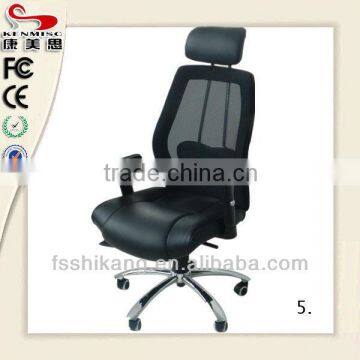 hot sale and wholesale pu leather mesh office chair                        
                                                Quality Choice