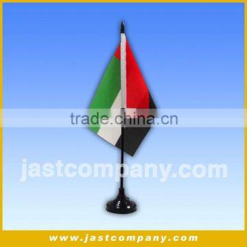 Plastic Base Desktop Musical Flag, Custom Printing Table Desktop Musical Flag