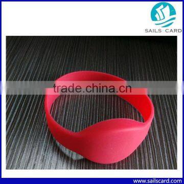 Different Size RFID wristband NFC bracelet for Swimming pool