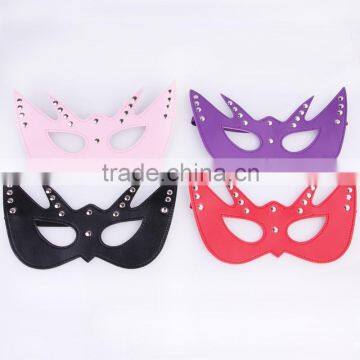 New dance mask,Adult Sex Mask PU party mask for funny sleep game