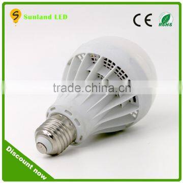 2015 new design led light bulb housing E27 3w 5w 7w 9w led light bulb factory price high brightness 9w plastic light bulb