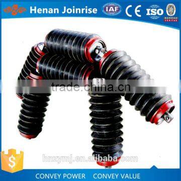 Customized durable B1000 conveyor rubber impact idler roller