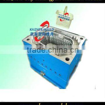 Commodity plastic injection basket mould with high precision