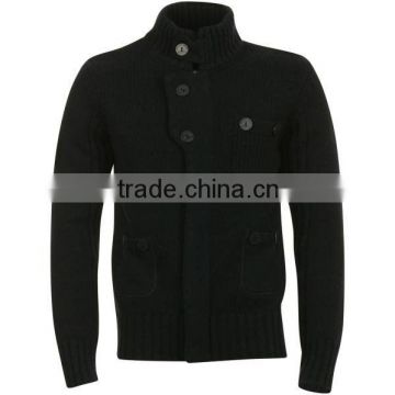 Men's knitted cardigan sweater