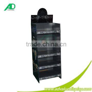 Hot product customized cardboard floor print boden display rack