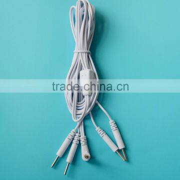 DC 3.5mm/2.5mm Available 4 in 1 Tens Unit Lead Wire With 4 Pin Copper Lead Cable photo-2