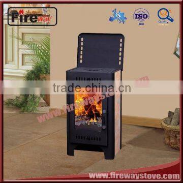 Indoor cooking stove with water tank