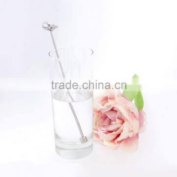 Custom Dolphin Designed Silver Magnetic Coffee Stirrer Health Care Product