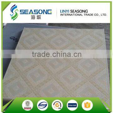 pvc gypsum ceiling tiles 600x6