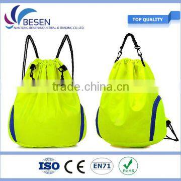 Cheap Customized Polyester Drawstring backpack With Logo