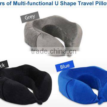 memory neck travel pillow,u shaped travel neck pillow pattern