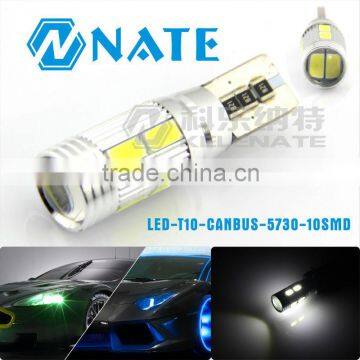 Car canbus interior light LED lamp light T10 5730 10 smd 5630 led chip