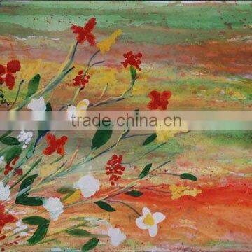 Flower bush painting