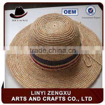 ladies new fashion wide brim beach straw hat