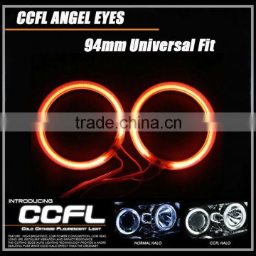 CCFL Halo Ring Bulbs Universal Use for All Cars ,94MM Angel Eyes Colorful car headlights halo ring light