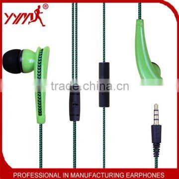 2016 Bright Color New Designed Promotion Braided Wired Earbuds for Mobile Phone photo-5