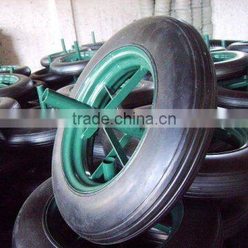 solid rubber wheel