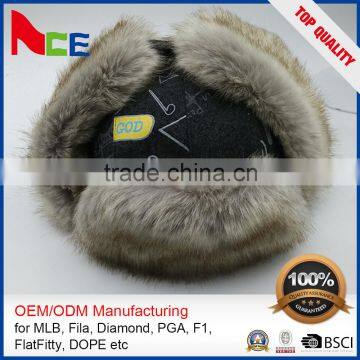 Winter Cap Plush Animal Cap / Hat With Earflaps Knit Beanie Cap