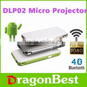 Latest Version LED lamp Smart Mini projector Quad Core 1G 16G Digital Projector DLP02 Android tablet projector