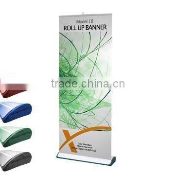 Roller banner stand