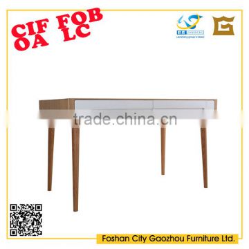 2016 CF Dining table Home Living Dining Room Set Veneer Table,Dining Table With Solid Wood Legs For Restuarant