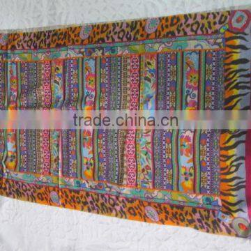 NICE 100% NATURAL SILK SCARF DIGITAL PRINT