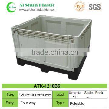 630L Stackable Bulk collapsible plastic pallet box