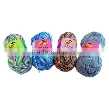 100% wool sock yarn hand knitting yarn mericerized yarn